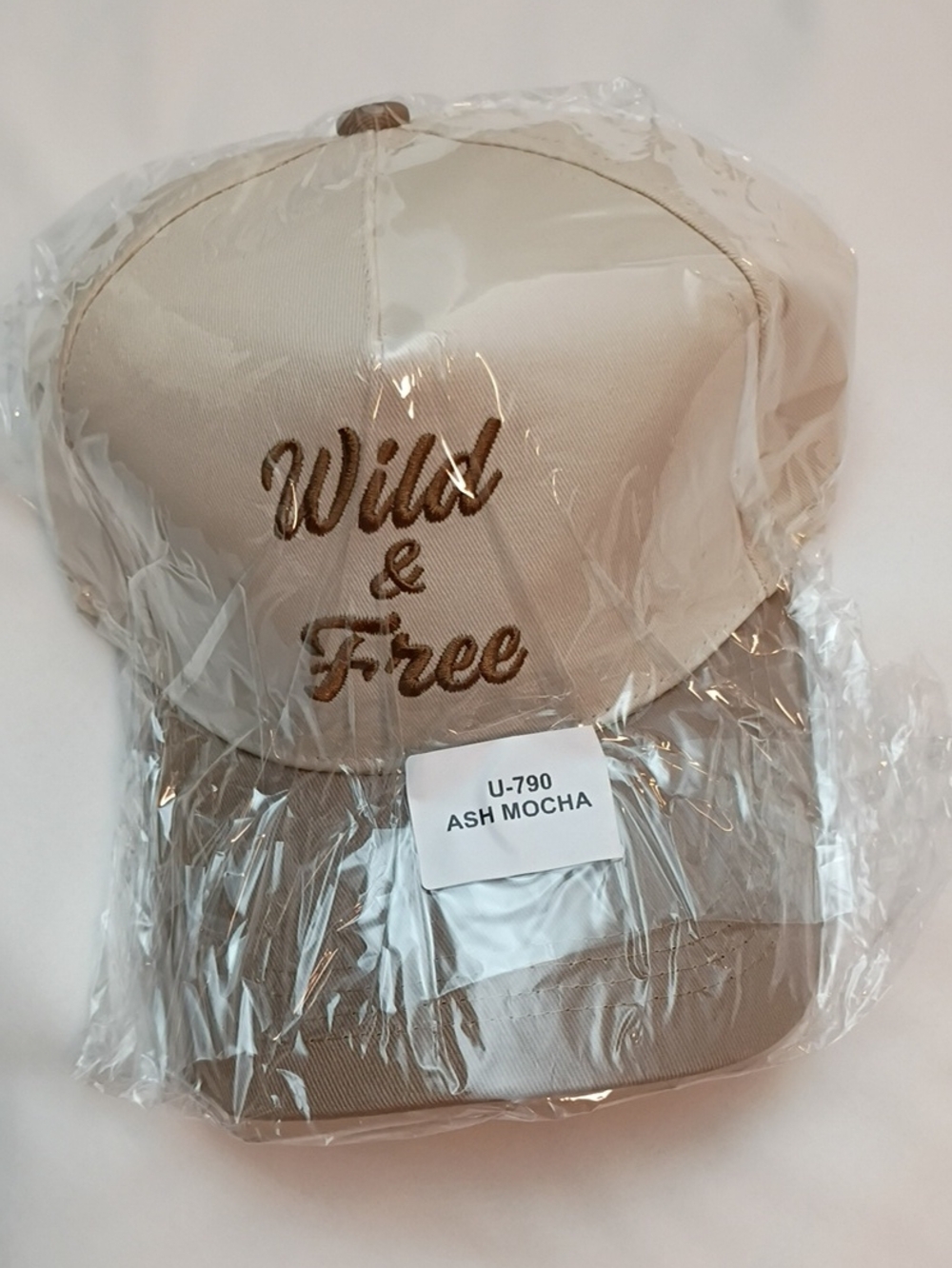 Zenana OSFM Adults Wild & Free Ash Mocha Cap - Women Accessories